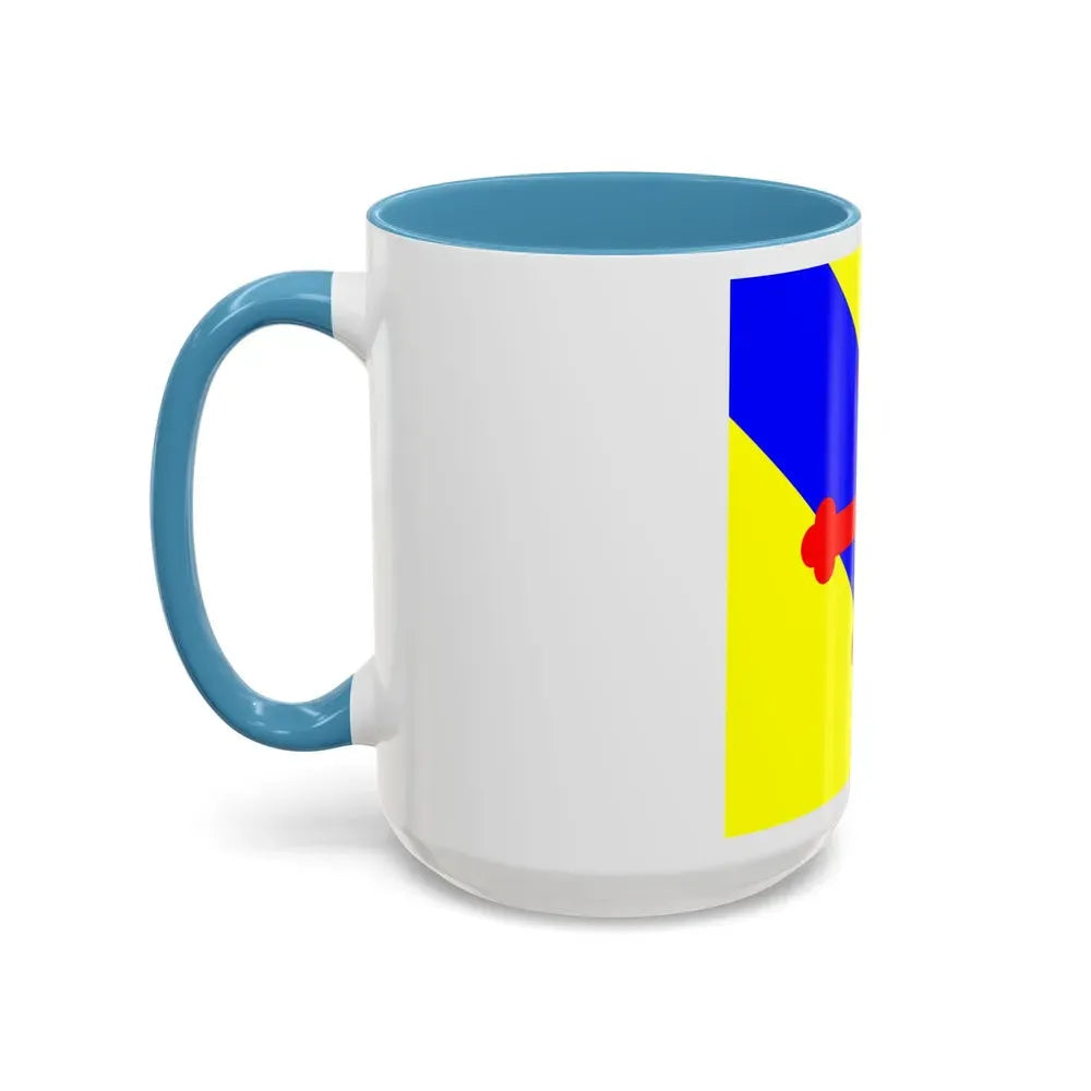 Flag of Sullens Switzerland - Accent Coffee Mug - Go Mug Yourself