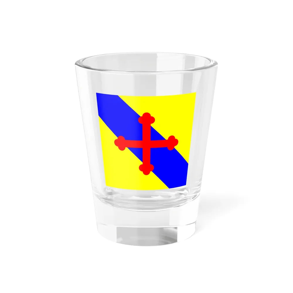 Flag of Sullens Switzerland - Shot Glass 1.5oz 1.5oz - Go Mug Yourself