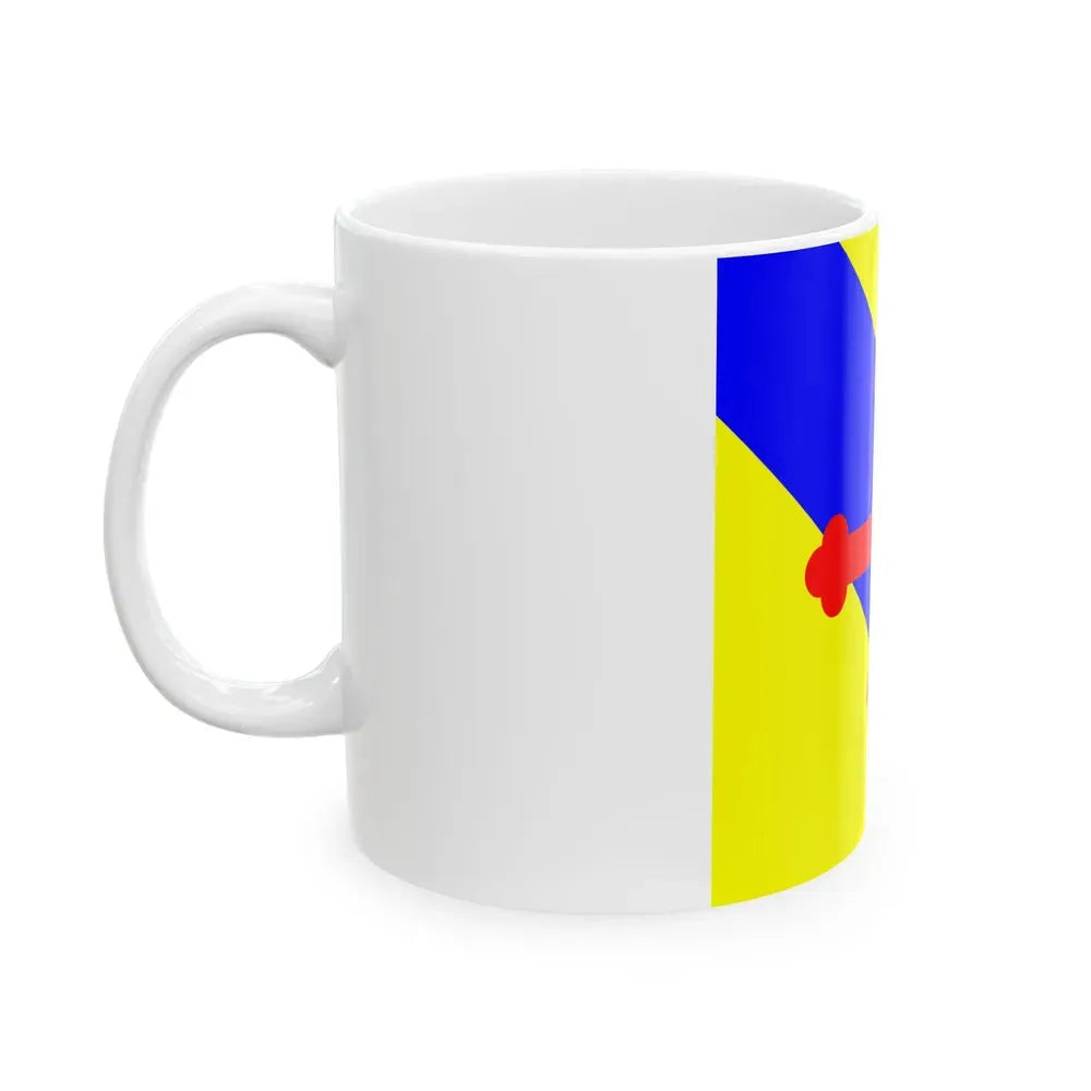 Flag of Sullens Switzerland - White Coffee Mug - Go Mug Yourself