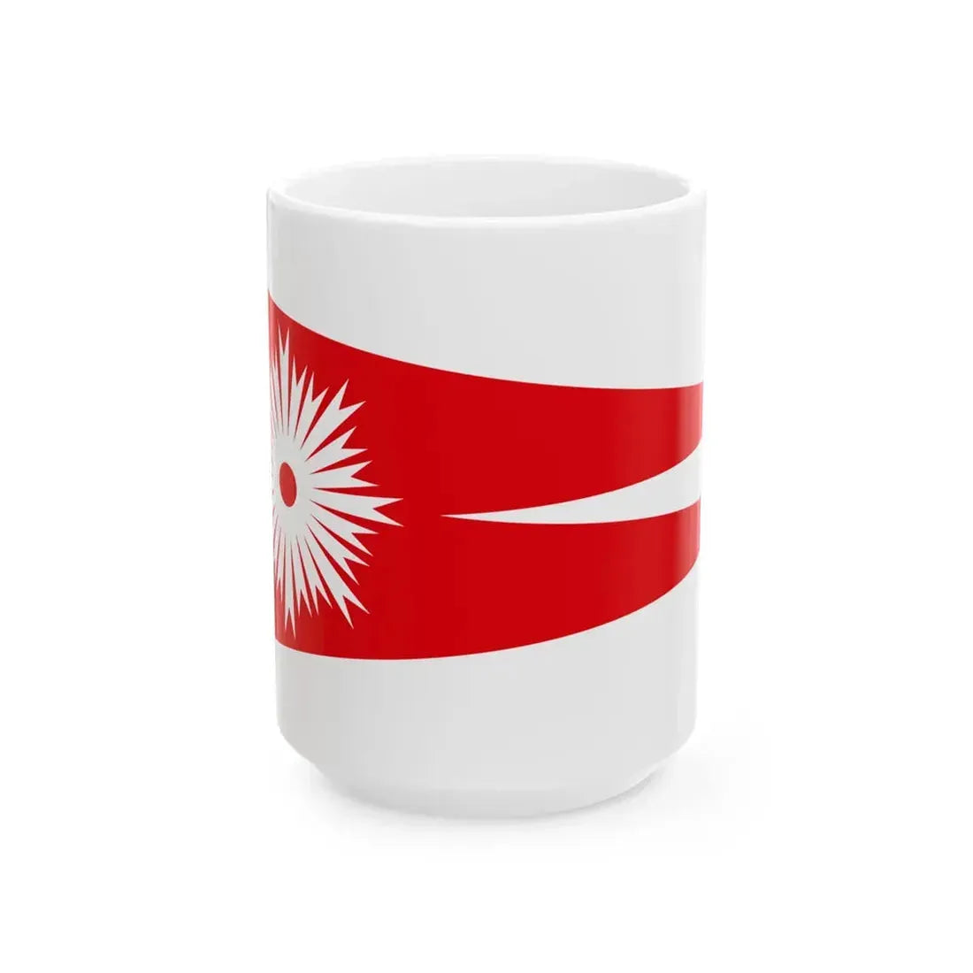 Flag of Sultan Abdulaziz (Oman) White Coffee Mug 15oz - Go Mug Yourself
