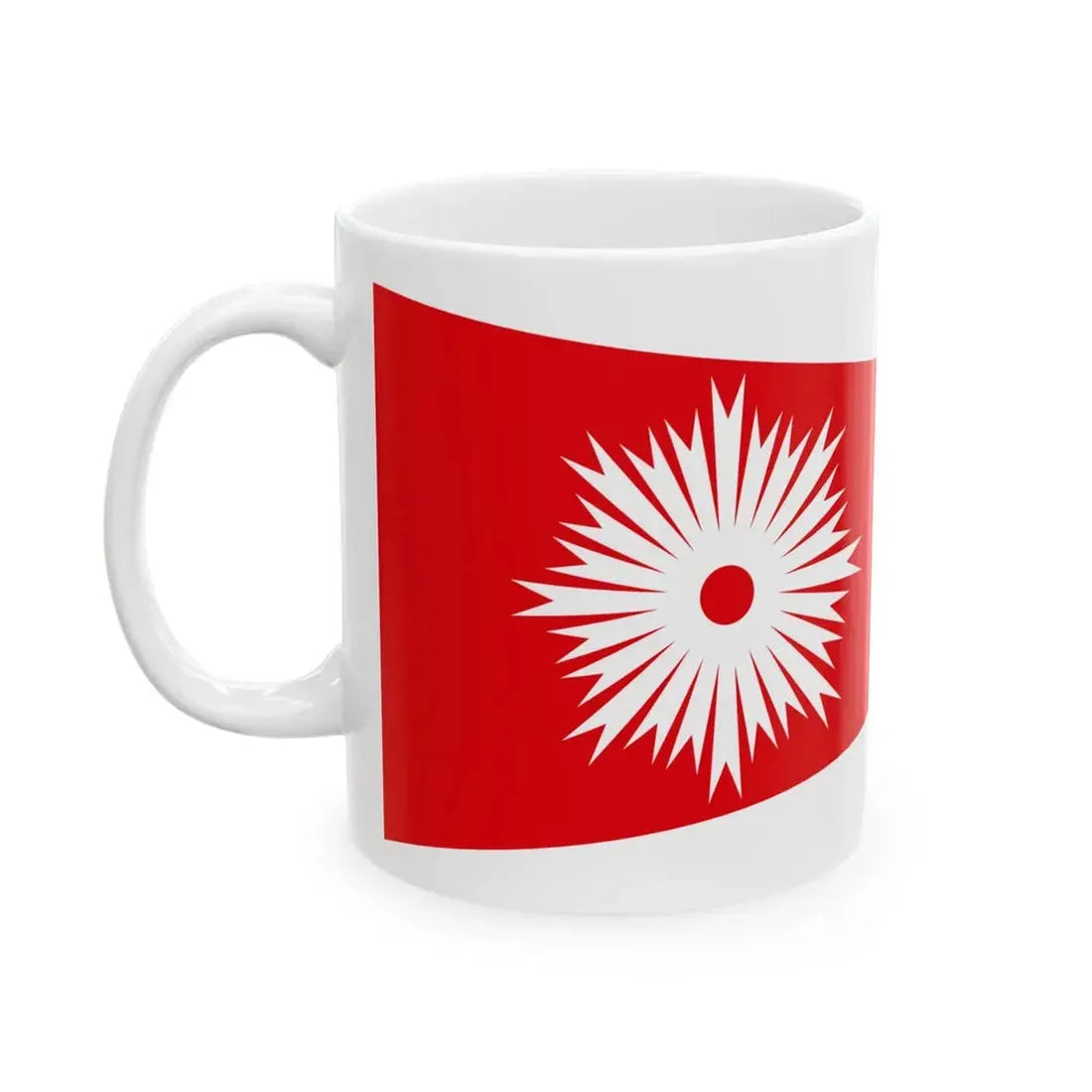 Flag of Sultan Abdulaziz (Oman) White Coffee Mug - Go Mug Yourself