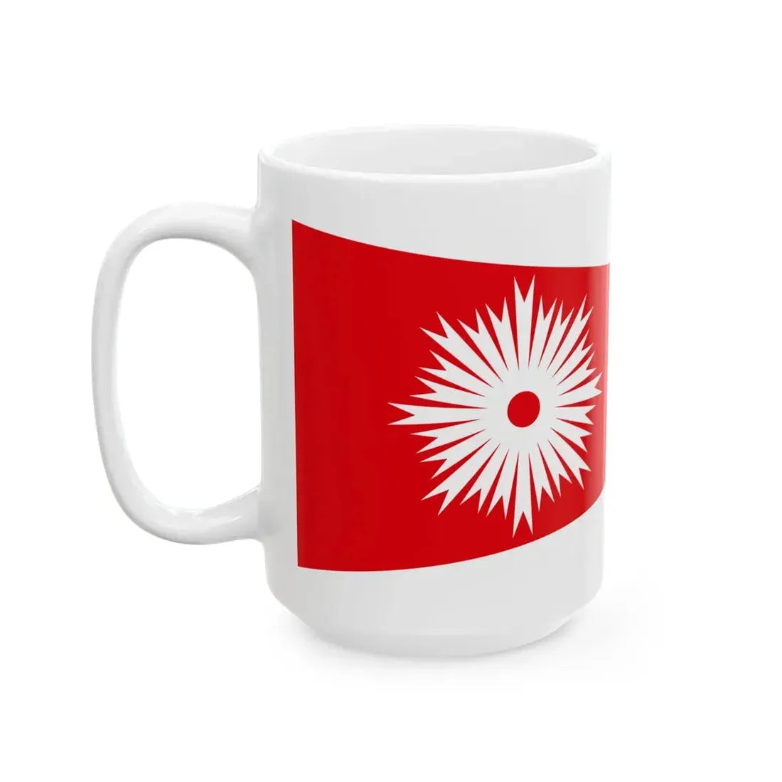 Flag of Sultan Abdulaziz (Oman) White Coffee Mug - Go Mug Yourself