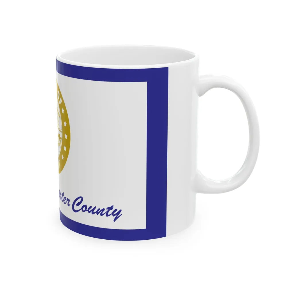 Flag of Summit County Ohio (United States) White Coffee Mug - Go Mug Yourself