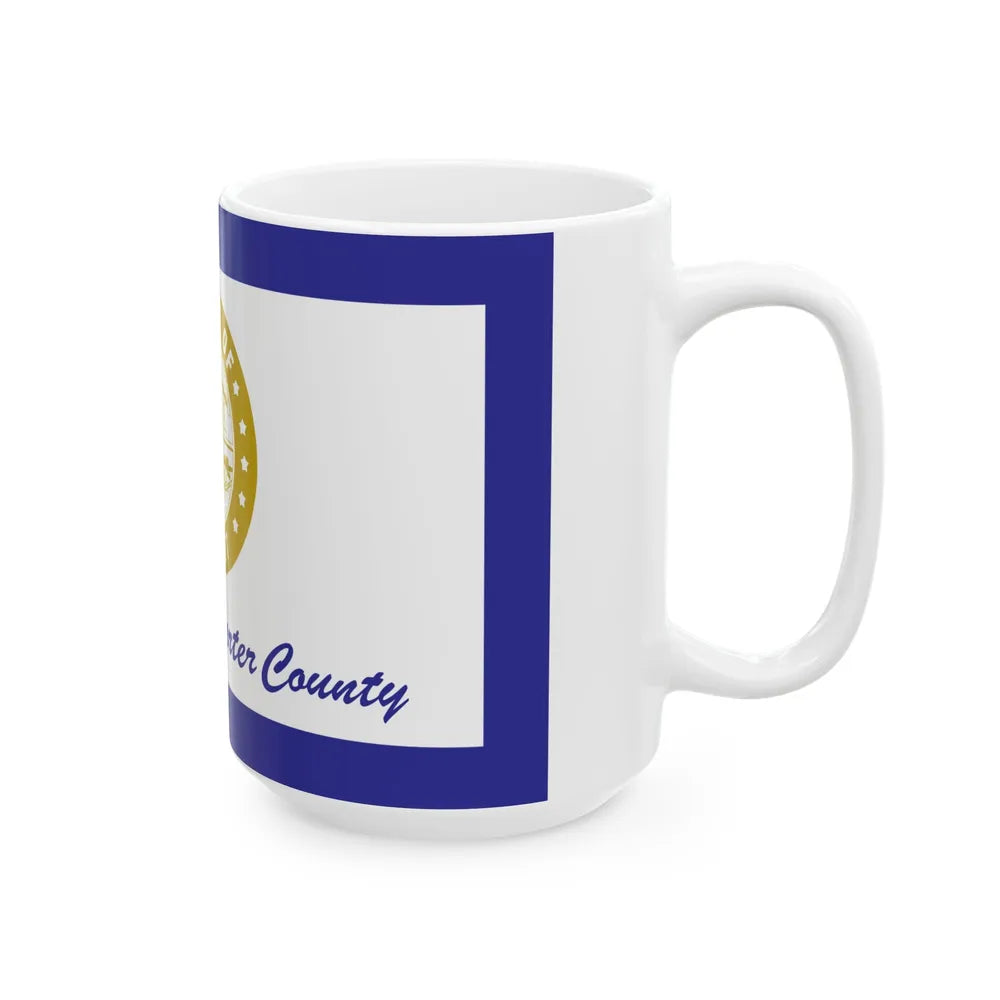Flag of Summit County Ohio (United States) White Coffee Mug - Go Mug Yourself