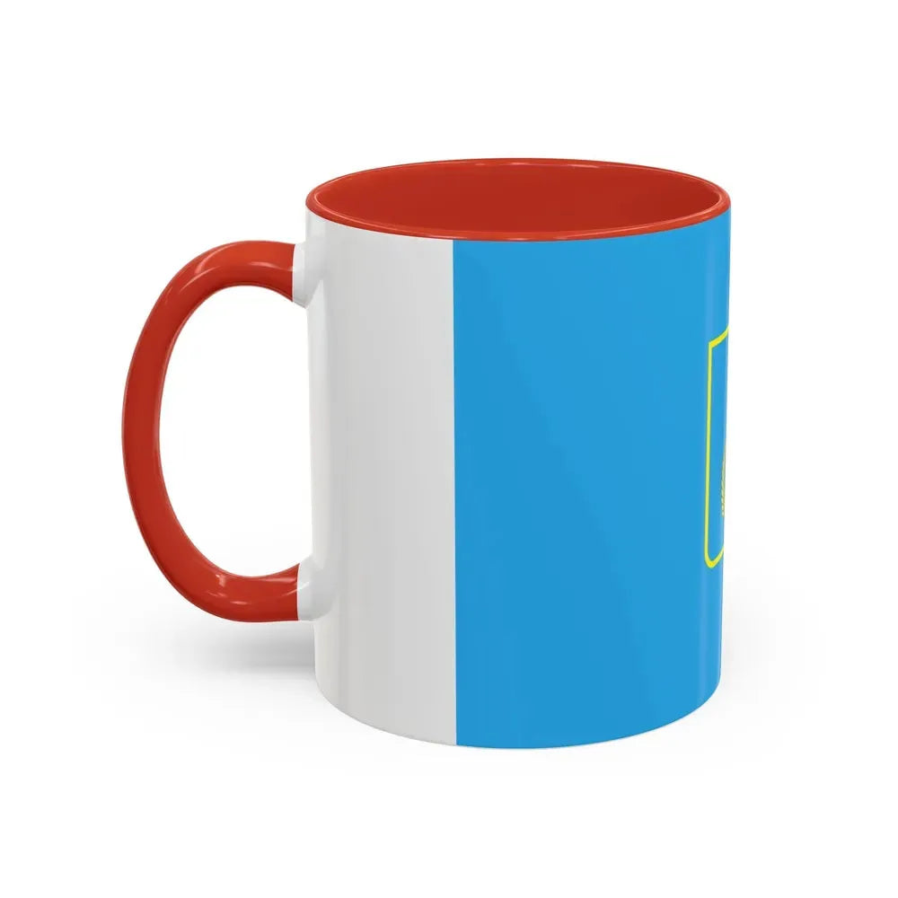 Flag of Sumy Oblast Ukraine - Accent Coffee Mug - Go Mug Yourself