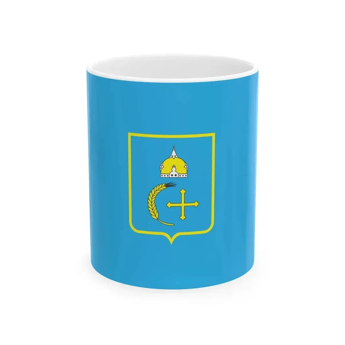 Flag of Sumy Oblast Ukraine - White Coffee Mug 11oz - Go Mug Yourself