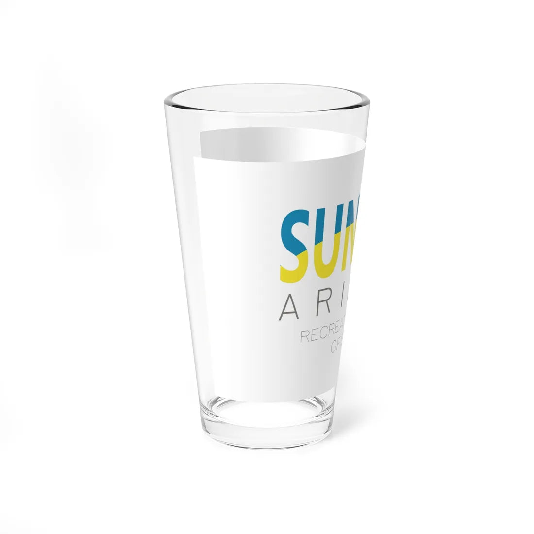 Flag of Sun City Arizona (United States) Pint Glass 16oz - Go Mug Yourself