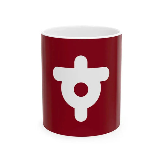 Flag of Sunagawa Hokkaido (Japan) White Coffee Mug 11oz - Go Mug Yourself