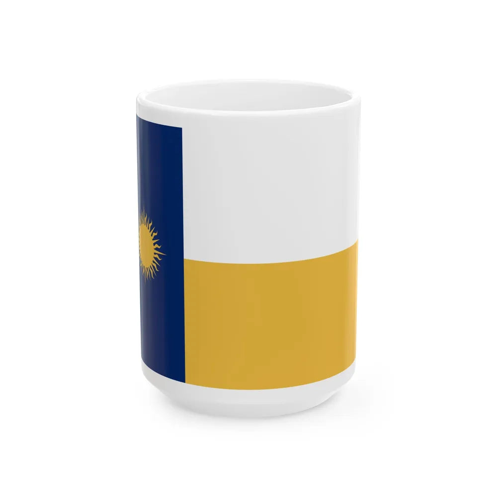 Flag of Sunnyvale Texas (United States) White Coffee Mug 15oz - Go Mug Yourself
