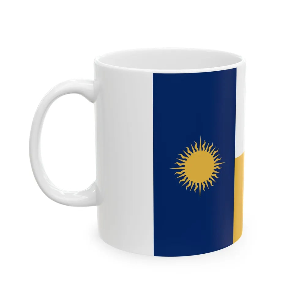 Flag of Sunnyvale Texas (United States) White Coffee Mug - Go Mug Yourself