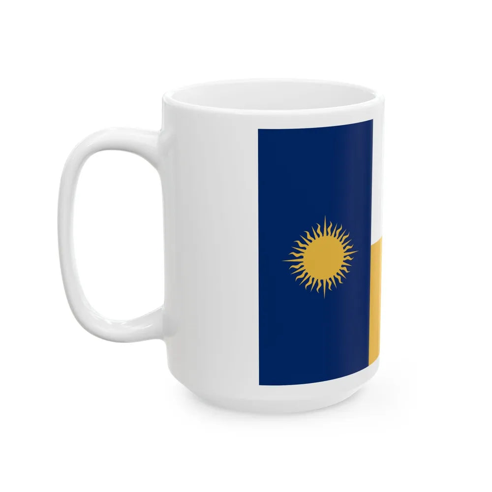 Flag of Sunnyvale Texas (United States) White Coffee Mug - Go Mug Yourself
