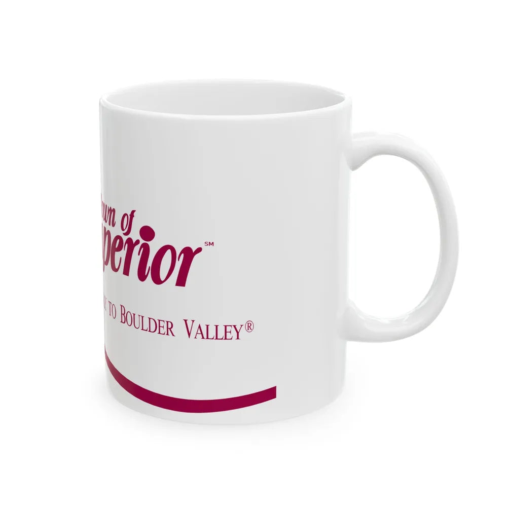 Flag of Superior Colorado (United States) White Coffee Mug - Go Mug Yourself