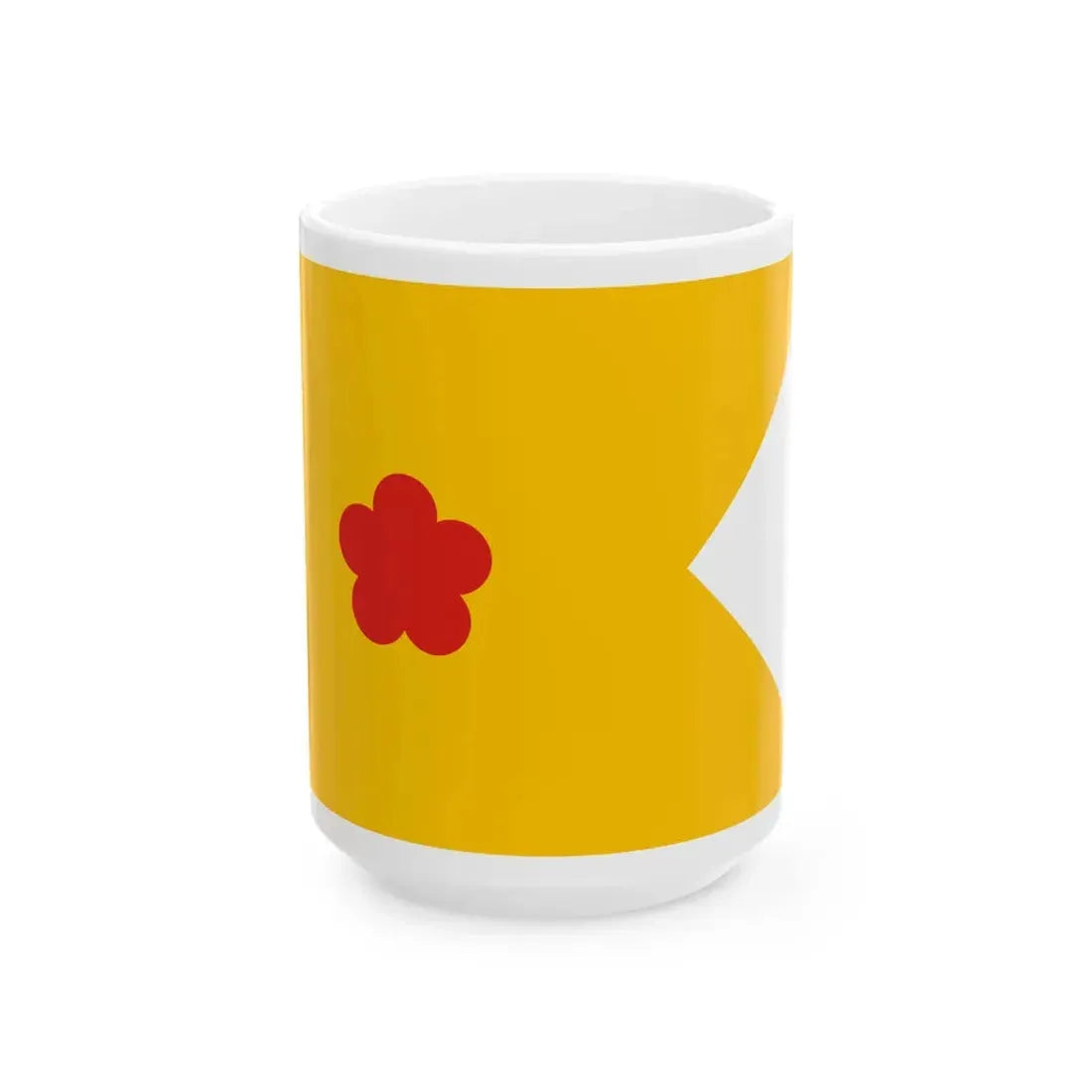 Flag of superior commander of the Navy of Manchukuo (China) White Coffee Mug 15oz - Go Mug Yourself