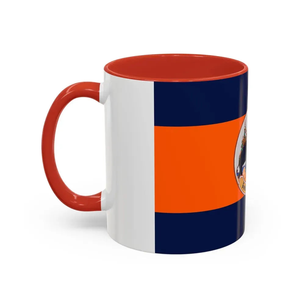 Flag of Suphan Buri Province Thailand - Accent Coffee Mug - Go Mug Yourself