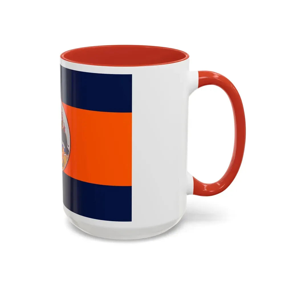 Flag of Suphan Buri Province Thailand - Accent Coffee Mug - Go Mug Yourself