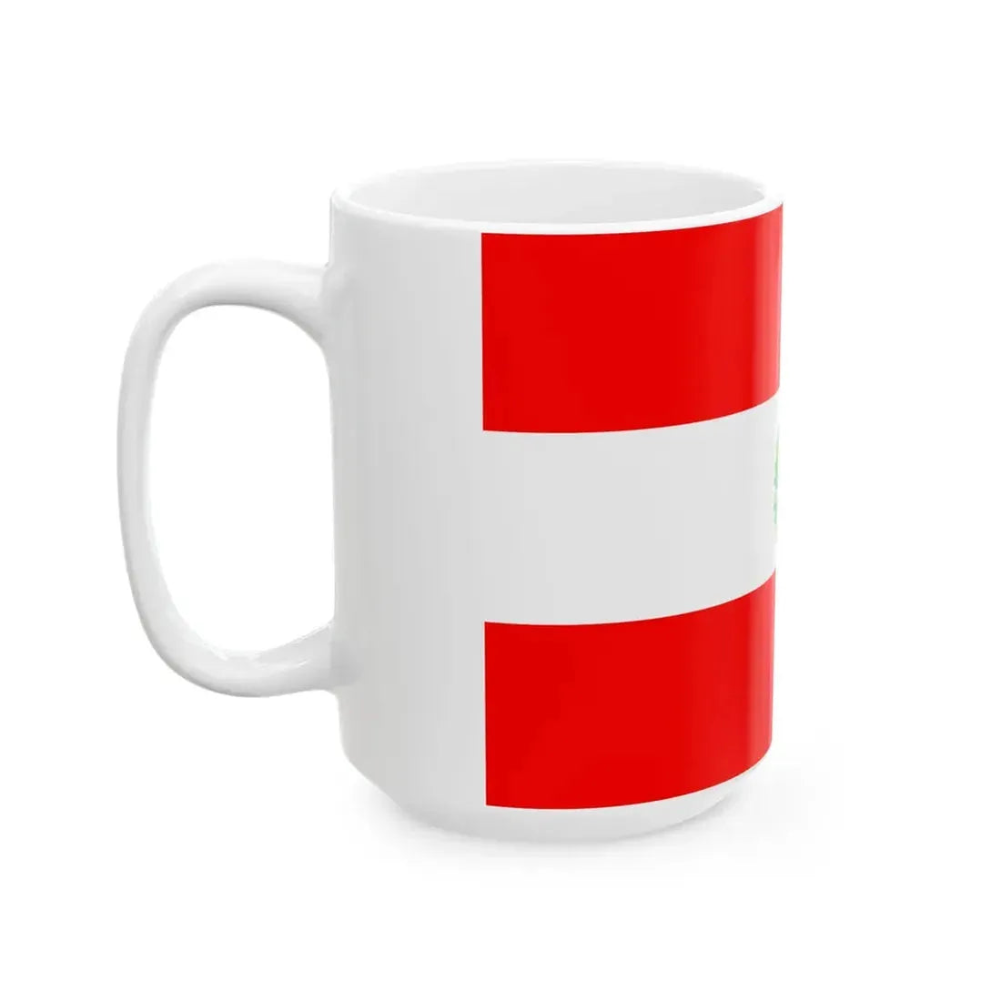Flag of Surakarta with Radya Laksana (Indonesia) White Coffee Mug - Go Mug Yourself