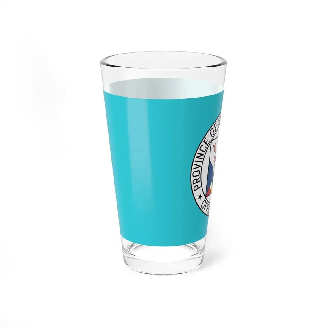 Flag of Surigao del Norte (Philippines) Pint Glass 16oz - Go Mug Yourself