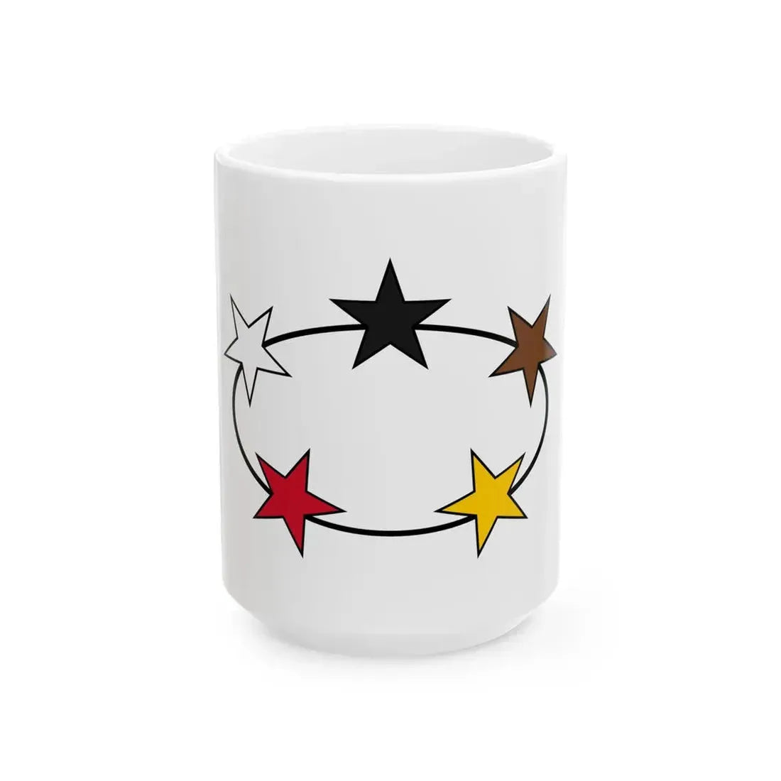 Flag of Suriname 1959-1975 (Netherlands) White Coffee Mug 15oz - Go Mug Yourself