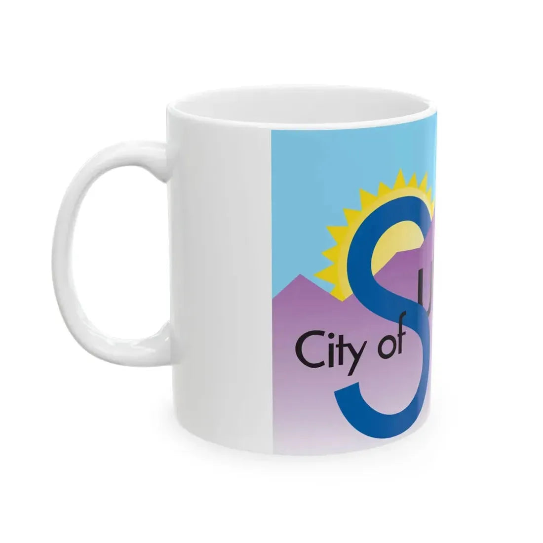 Flag of Surprise Arizona 2001-2014 (United States) White Coffee Mug - Go Mug Yourself