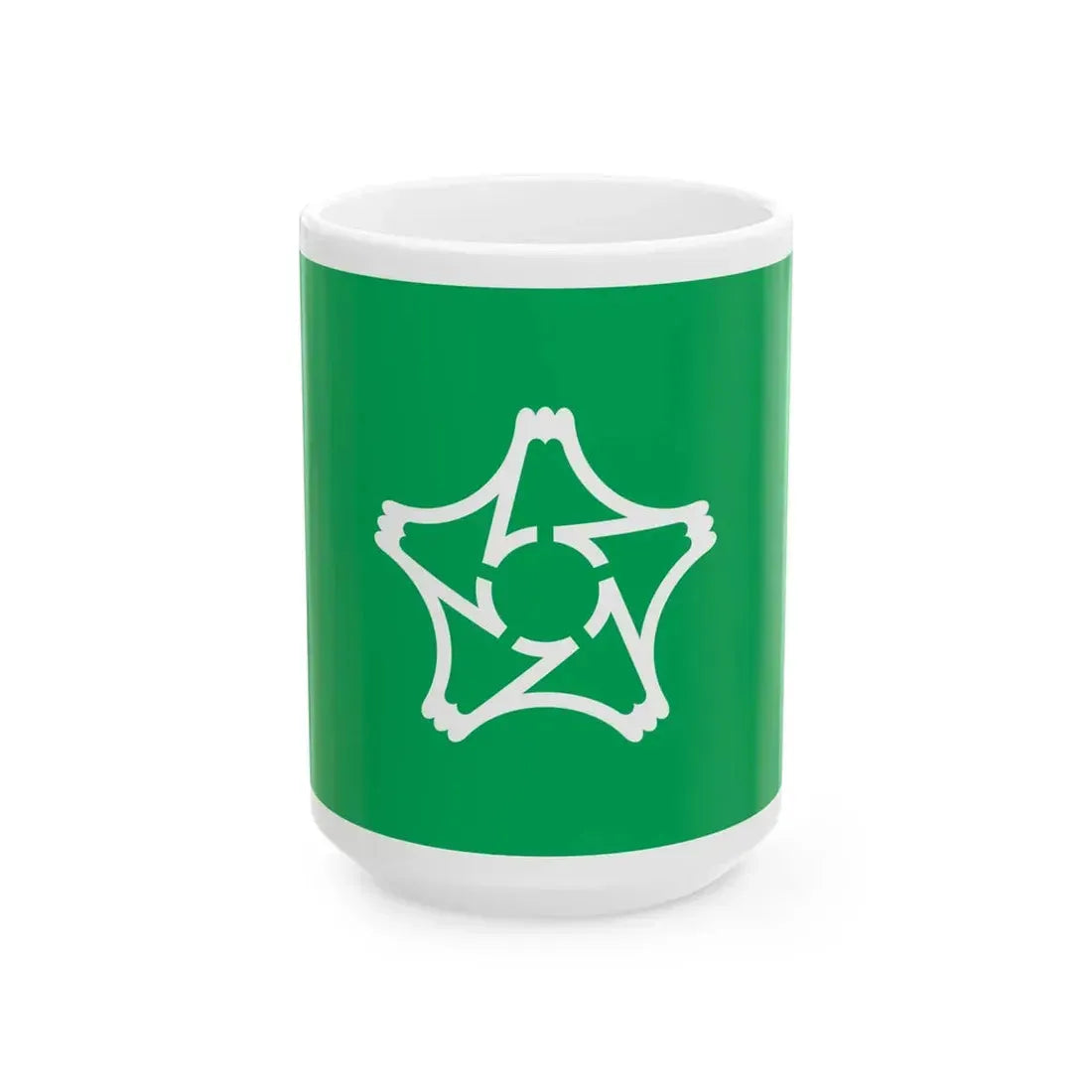 Flag of Susono Shizuoka (Japan) White Coffee Mug 15oz - Go Mug Yourself