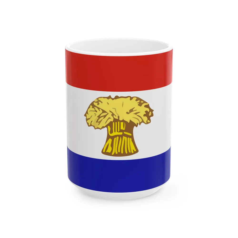Flag of Sussex County Delaware (United States) White Coffee Mug 15oz - Go Mug Yourself