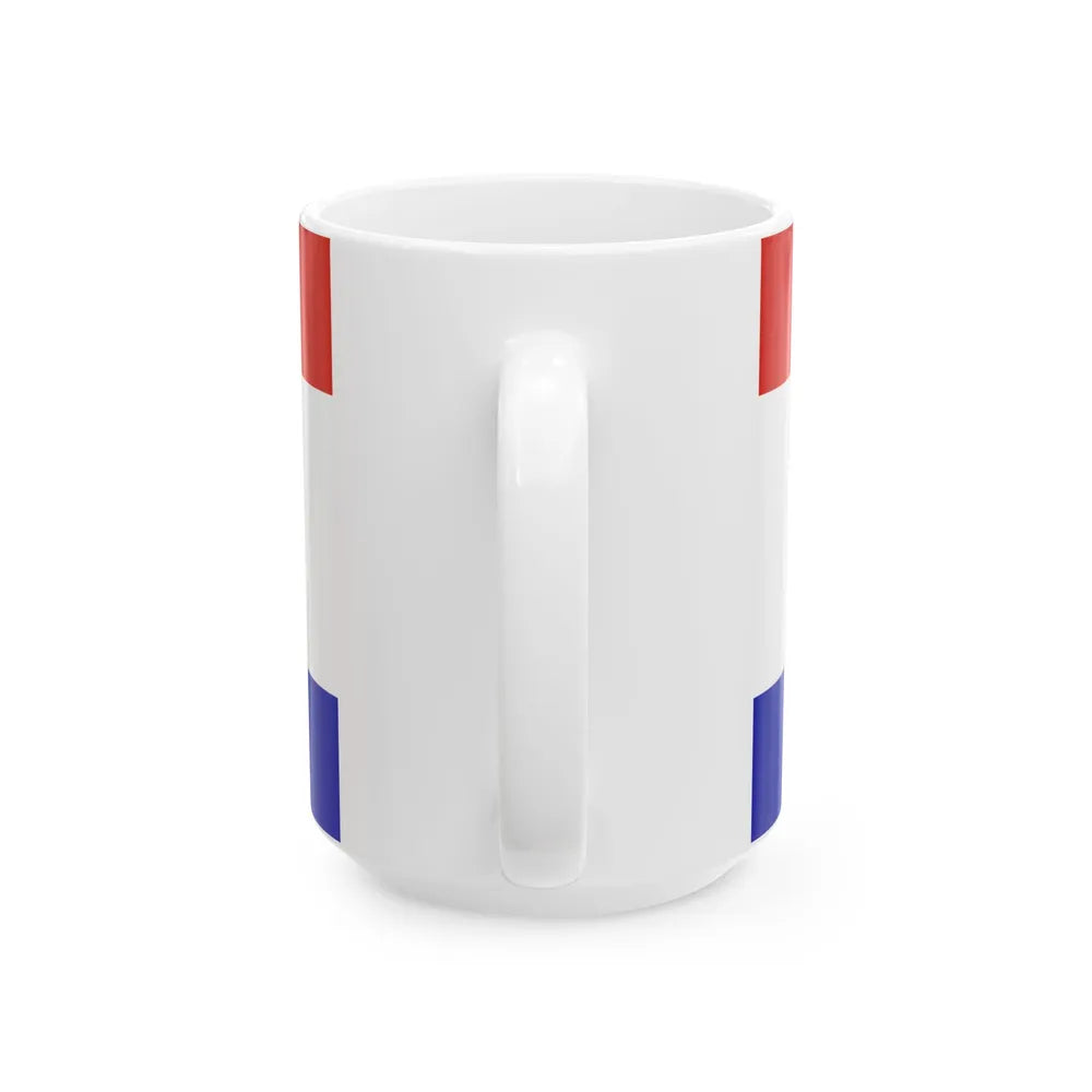 Flag of Sussex County Delaware (United States) White Coffee Mug - Go Mug Yourself