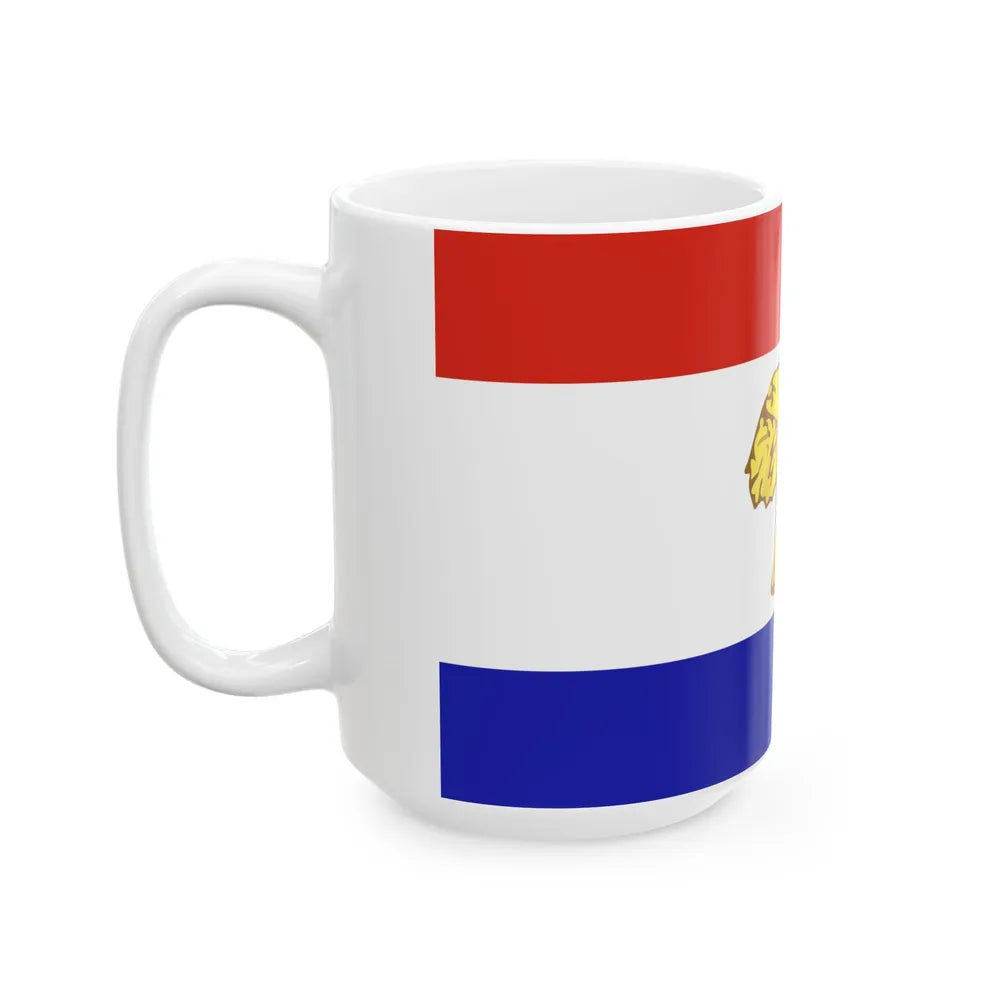 Flag of Sussex County Delaware (United States) White Coffee Mug - Go Mug Yourself