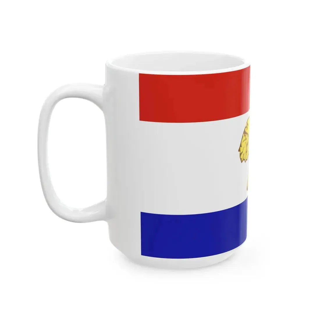 Flag of Sussex County Delaware (United States) White Coffee Mug - Go Mug Yourself