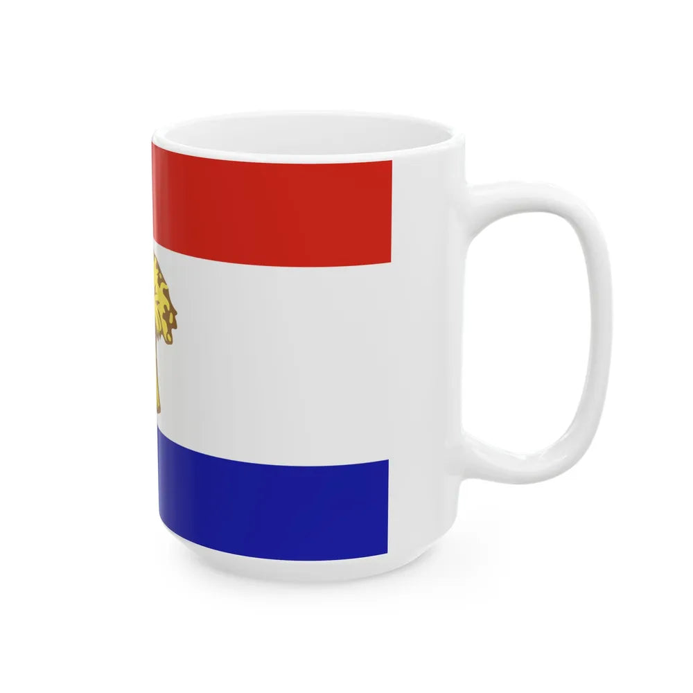 Flag of Sussex County Delaware (United States) White Coffee Mug - Go Mug Yourself