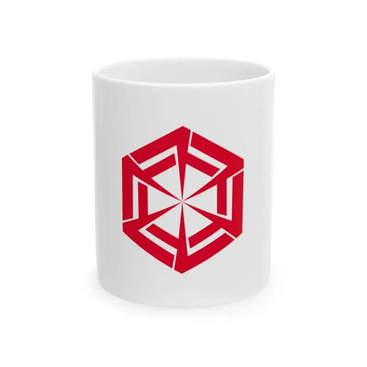 Flag of Suzaka Nagano (Japan) White Coffee Mug 11oz - Go Mug Yourself