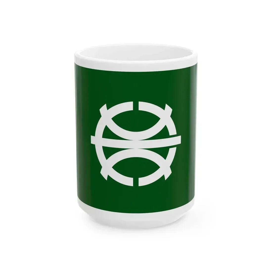 Flag of Suzuka Mie (Japan) White Coffee Mug 15oz - Go Mug Yourself