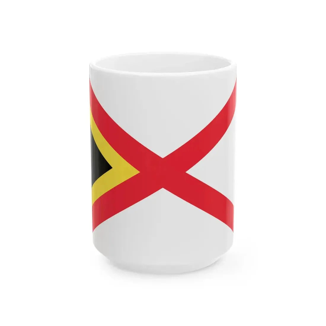 Flag of SVB (Belgium) White Coffee Mug 15oz - Go Mug Yourself