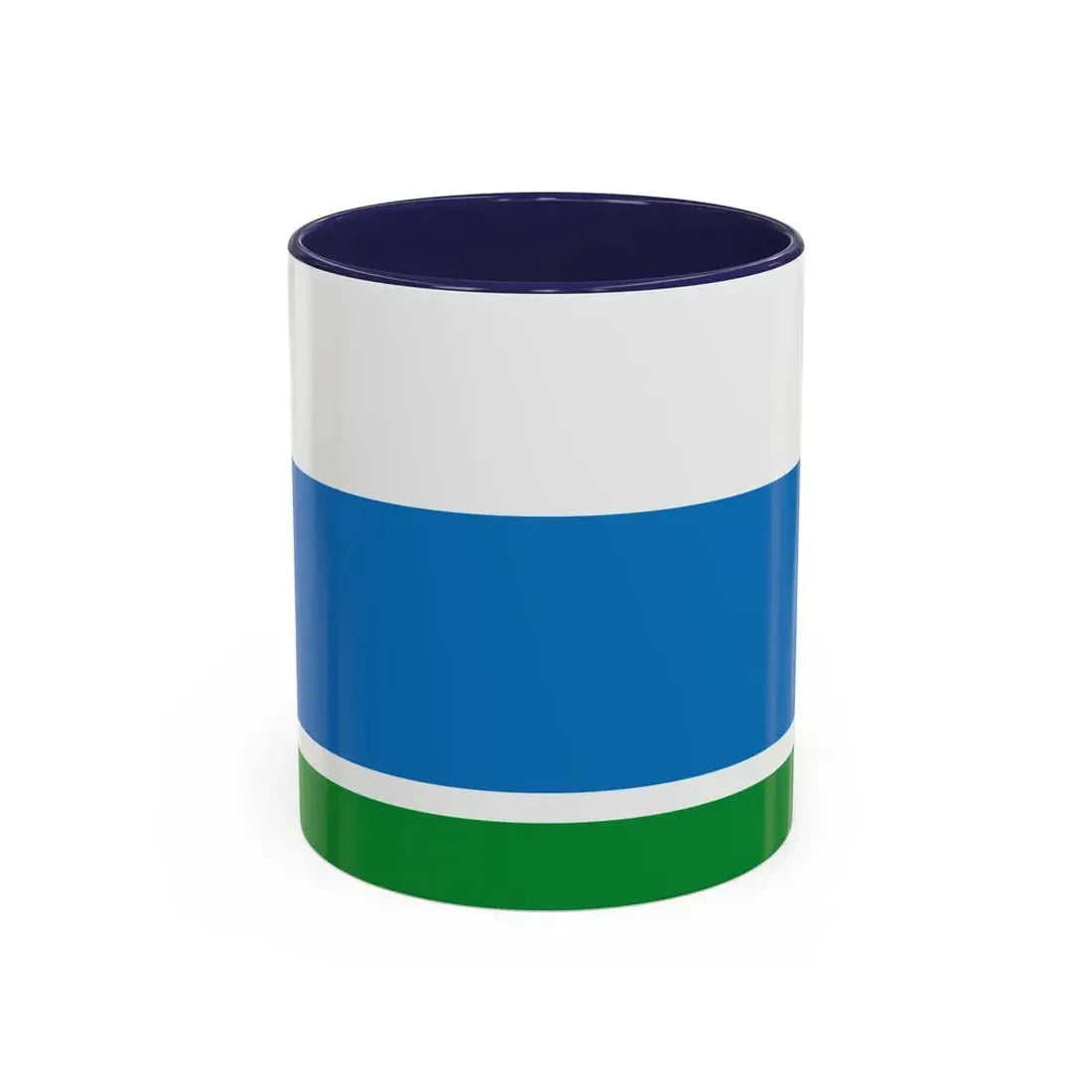 Flag of Sverdlovsk Oblast Russia - Accent Coffee Mug 11oz Navy - Go Mug Yourself