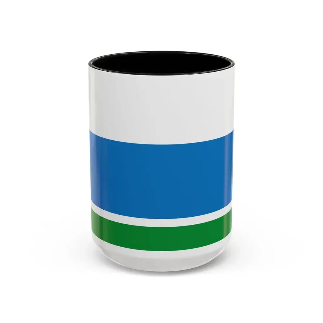 Flag of Sverdlovsk Oblast Russia - Accent Coffee Mug 15oz Black - Go Mug Yourself