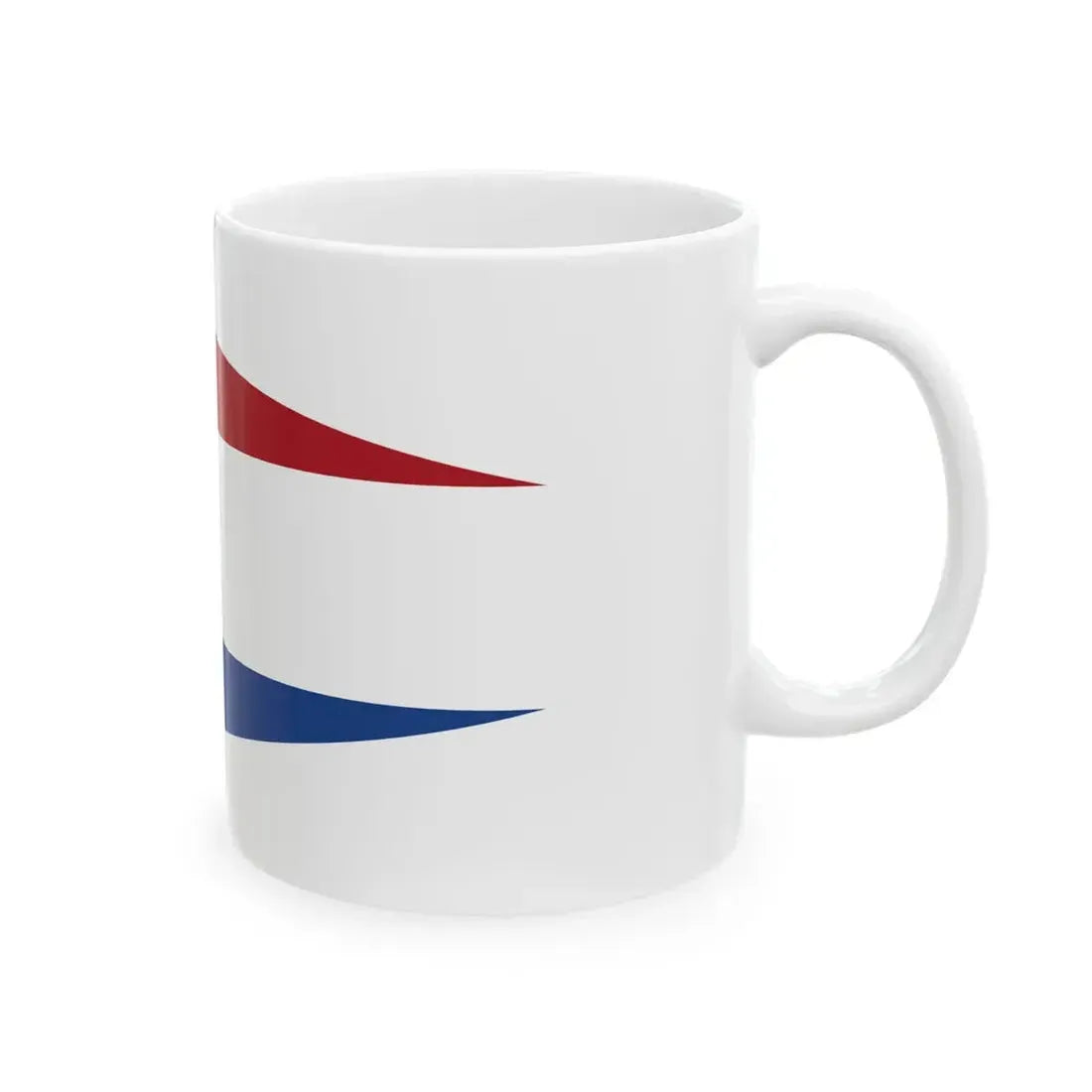 Flag of SVPR No Lettering (Netherlands) White Coffee Mug - Go Mug Yourself