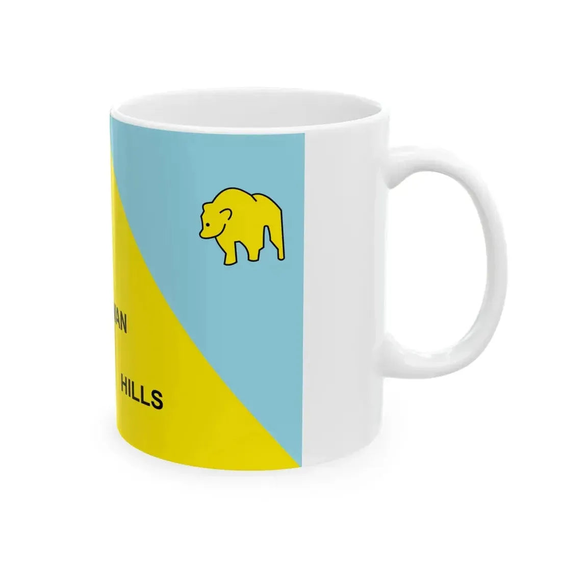 Flag of Swan Hills (Canada) White Coffee Mug - Go Mug Yourself