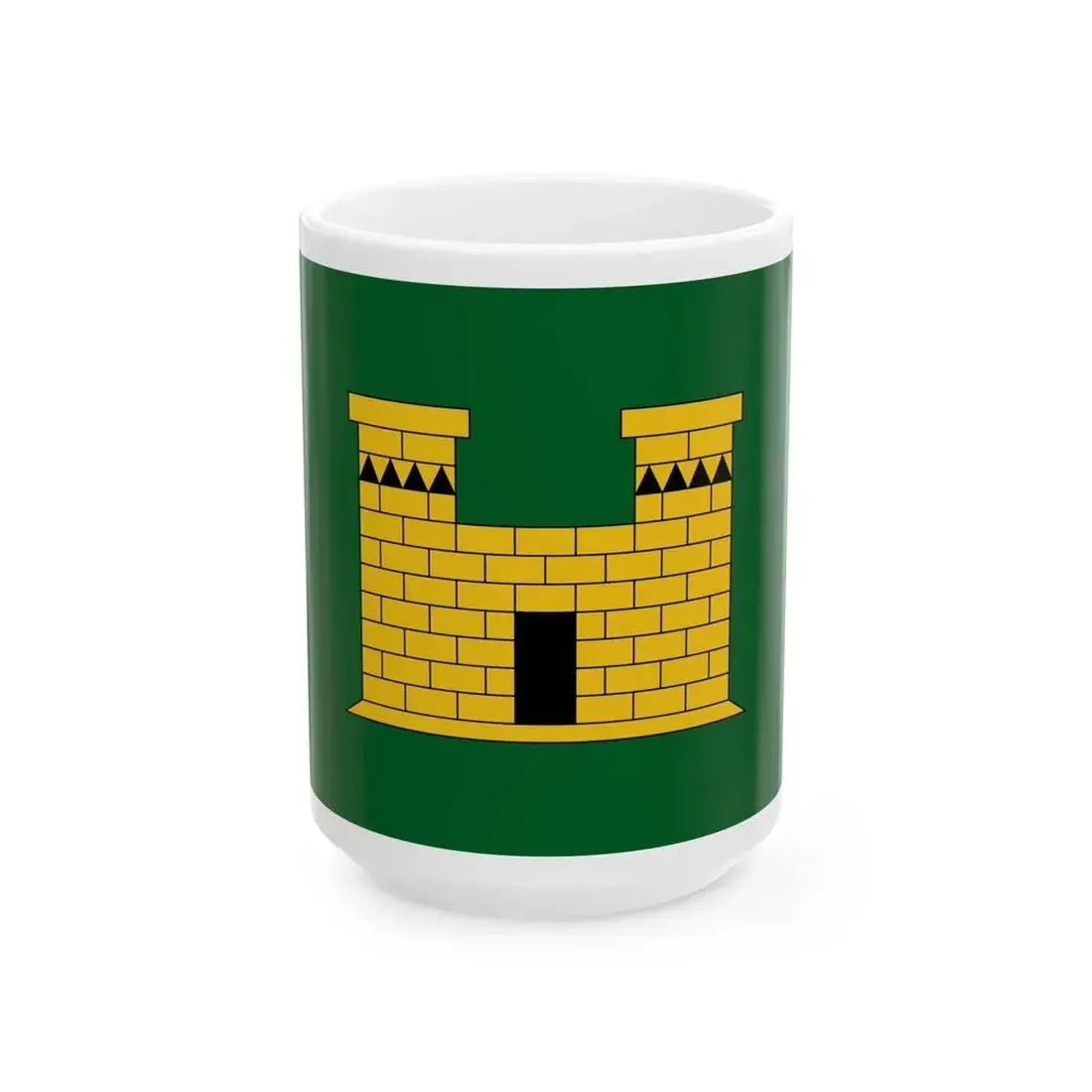 Flag of Swat (Pakistan) White Coffee Mug 15oz - Go Mug Yourself