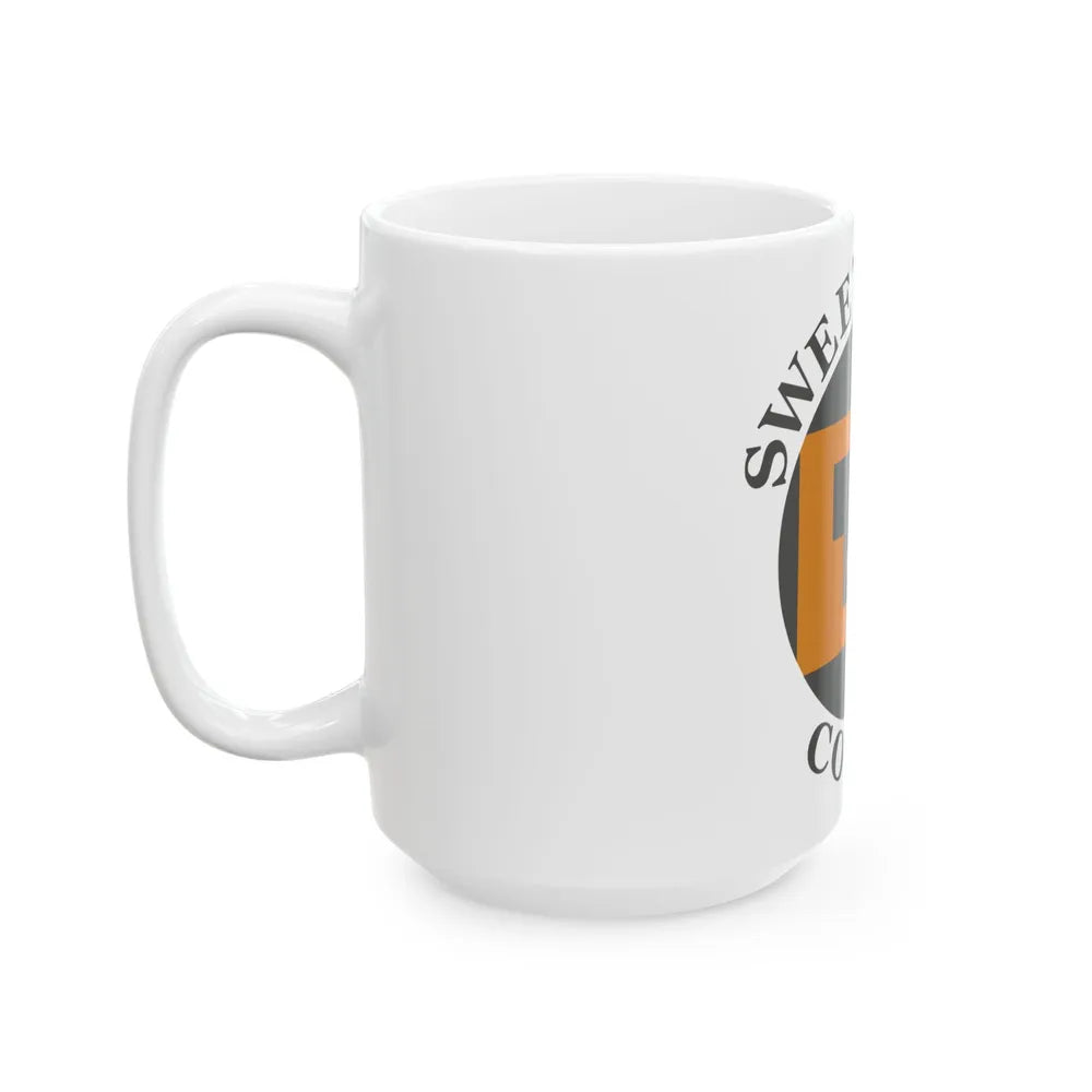 Flag of Sweetwater County Wyoming (United States) White Coffee Mug - Go Mug Yourself