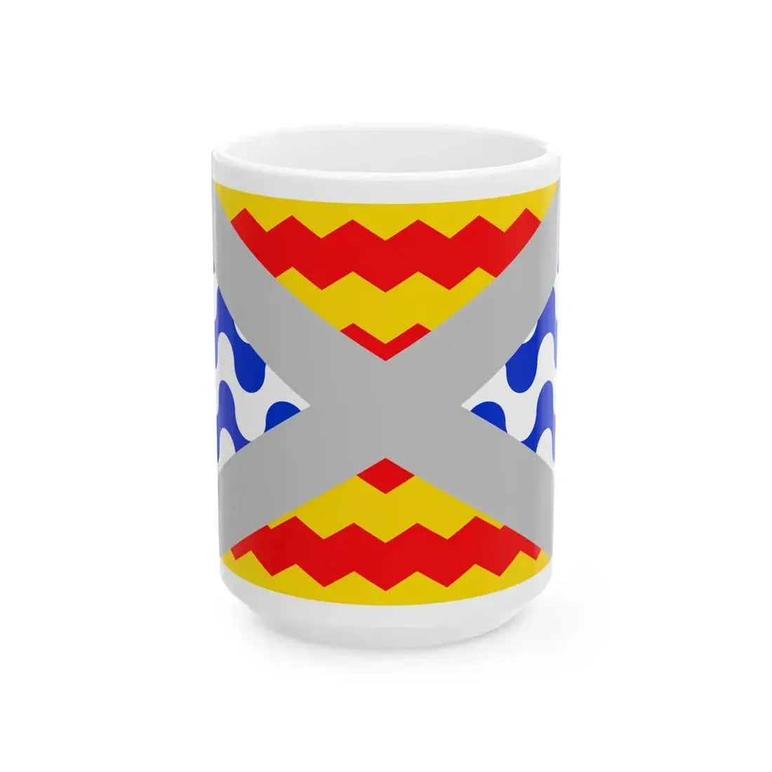Flag of Swieqi (Malta) White Coffee Mug 15oz - Go Mug Yourself
