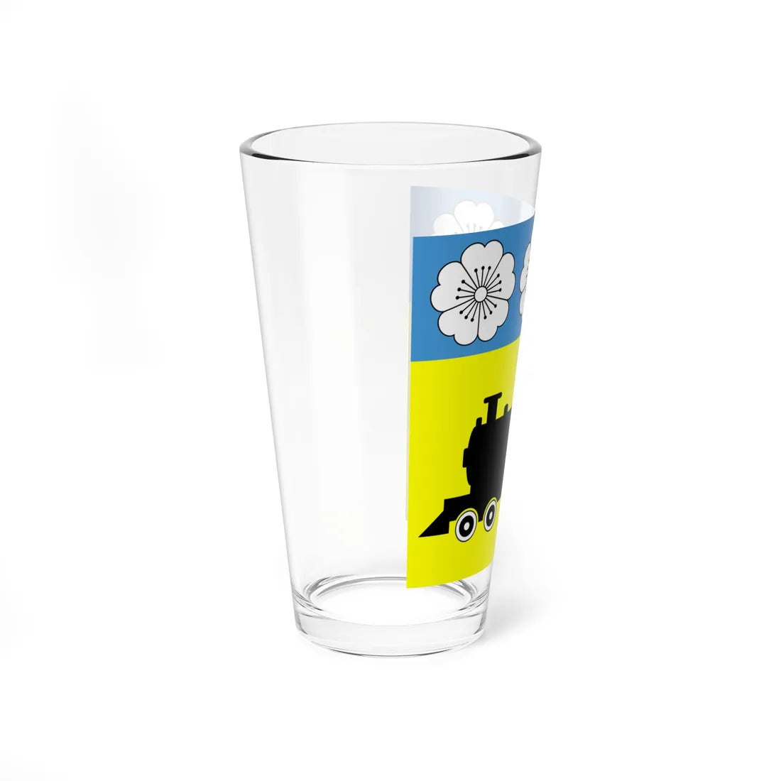 Flag of Synelnykove (Ukraine) Pint Glass 16oz - Go Mug Yourself