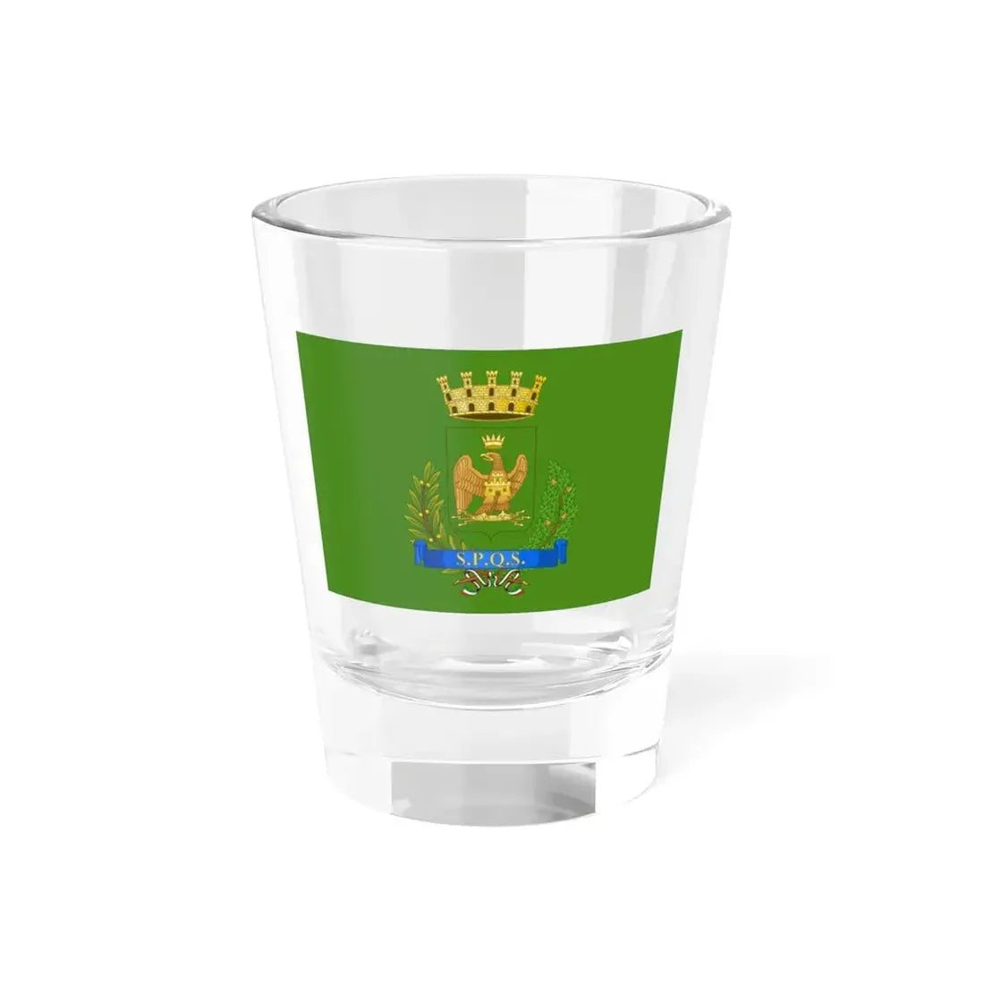 Flag of Syracuse (Italy) Shot Glass 1.5oz 1.5oz - Go Mug Yourself