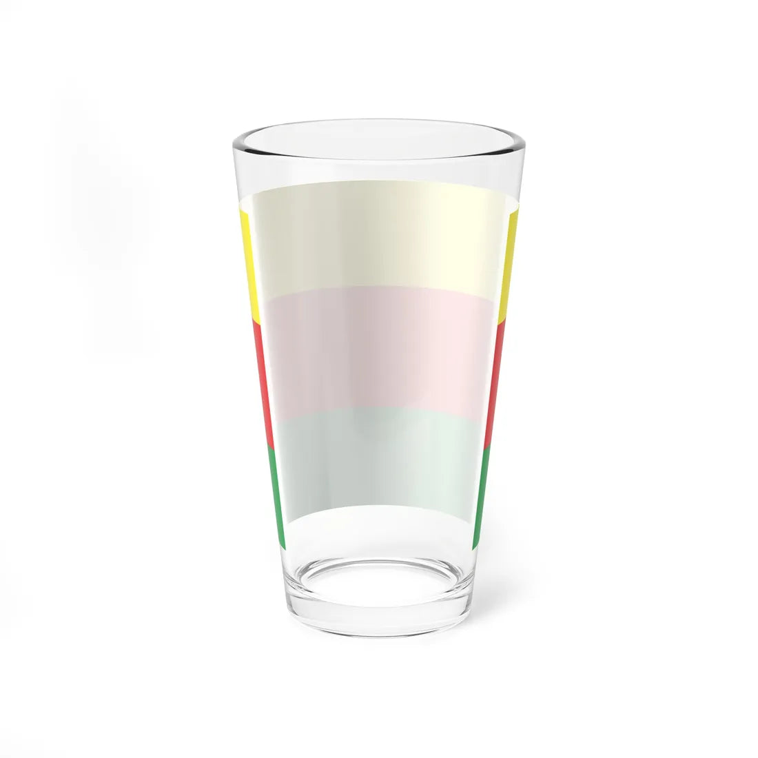 Flag of Syrian Kurdistan (Syria) Pint Glass 16oz - Go Mug Yourself