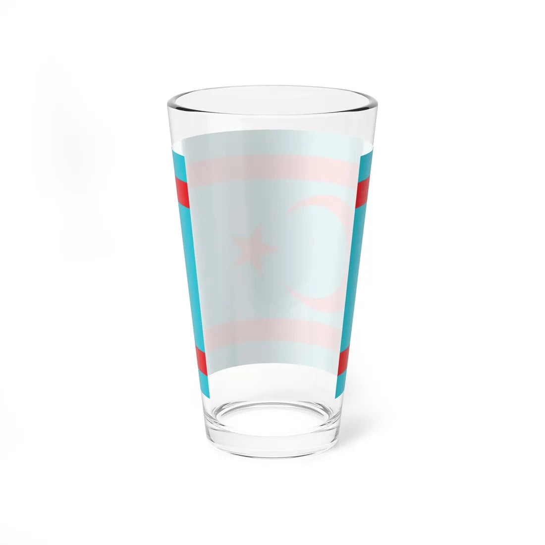 Flag of Syrian Turkmens (Syria) Pint Glass 16oz - Go Mug Yourself