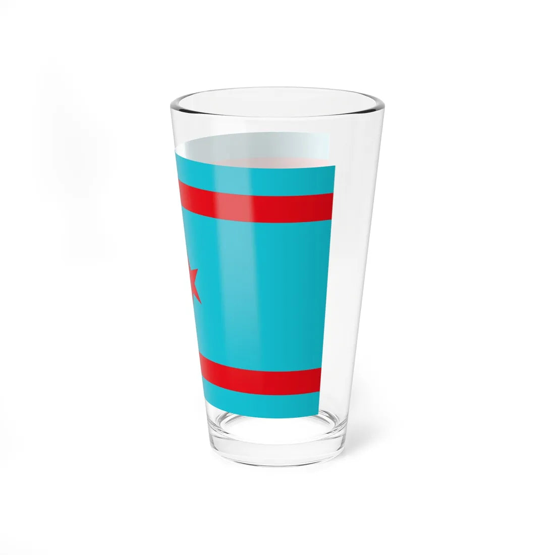Flag of Syrian Turkmens (Syria) Pint Glass 16oz - Go Mug Yourself