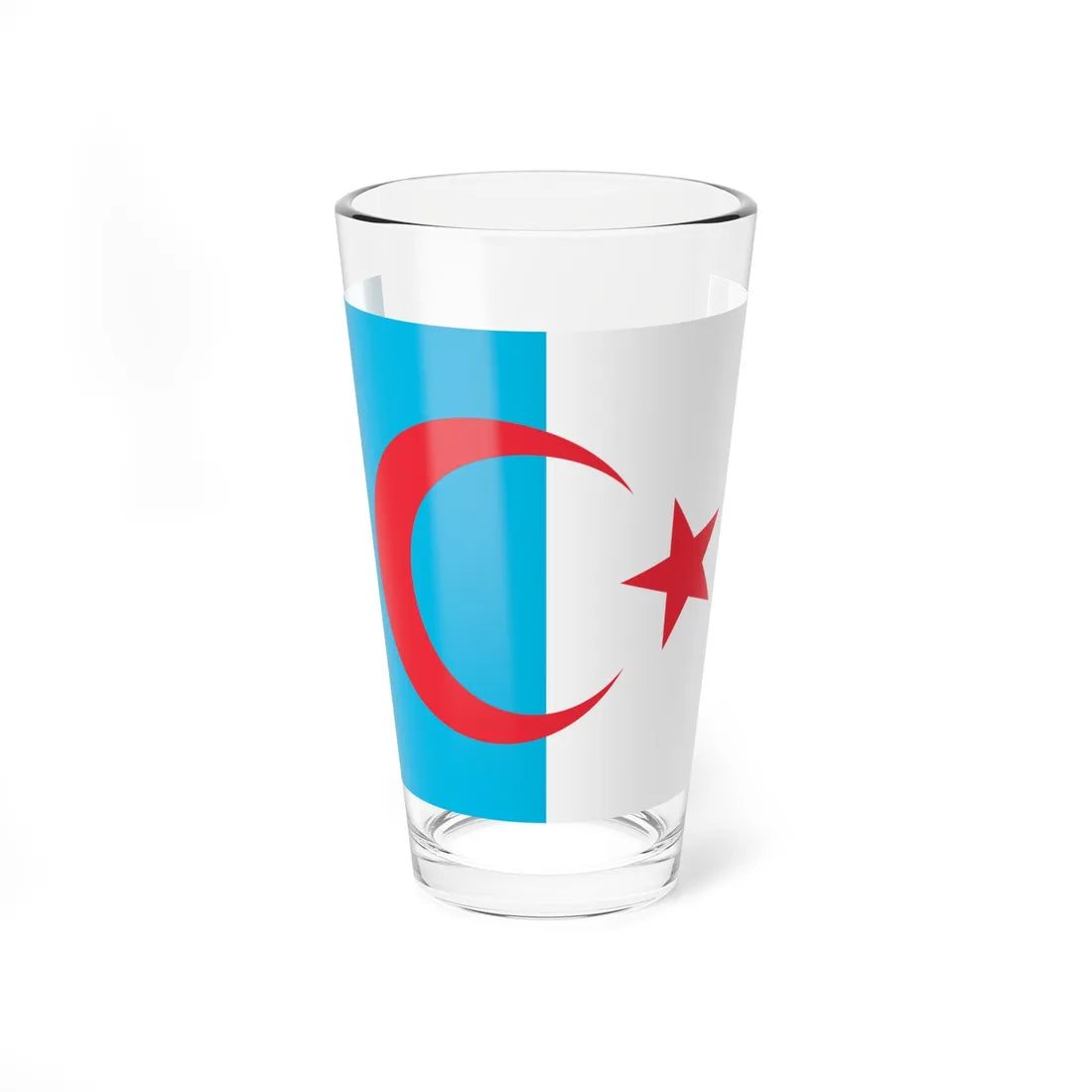 Flag of Syrian Turkomans (Syria) Pint Glass 16oz 16oz - Go Mug Yourself