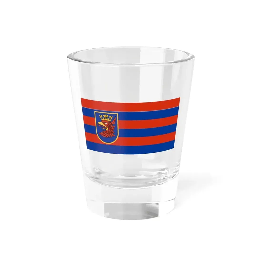 Flag of Szczecin Poland - Shot Glass 1.5oz 1.5oz - Go Mug Yourself
