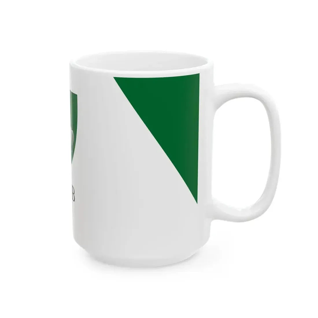 Flag of Szob reverse (Hungary) White Coffee Mug - Go Mug Yourself