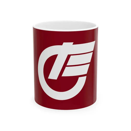 Flag of Tabayama Yamanashi (Japan) White Coffee Mug 11oz - Go Mug Yourself