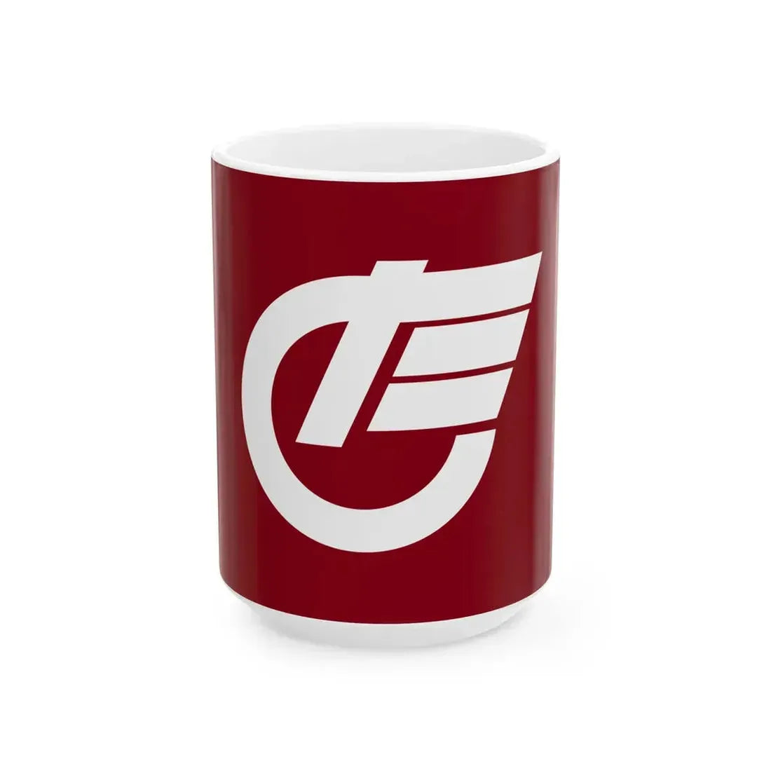Flag of Tabayama Yamanashi (Japan) White Coffee Mug 15oz - Go Mug Yourself