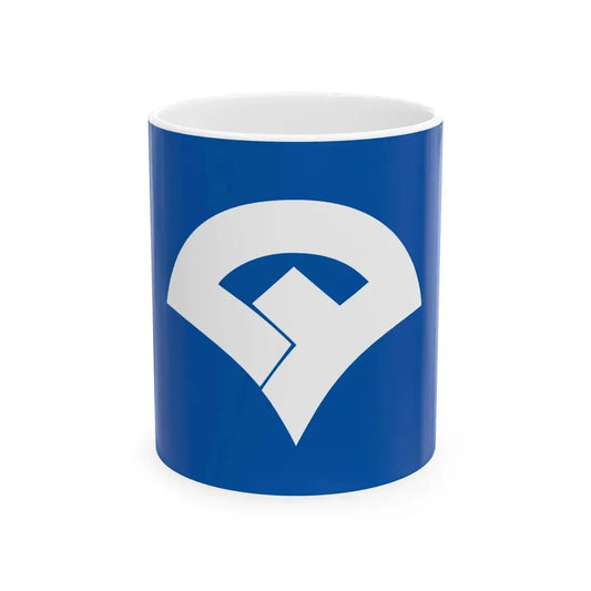 Flag of Tachiarai Fukuoka (Japan) White Coffee Mug 11oz - Go Mug Yourself